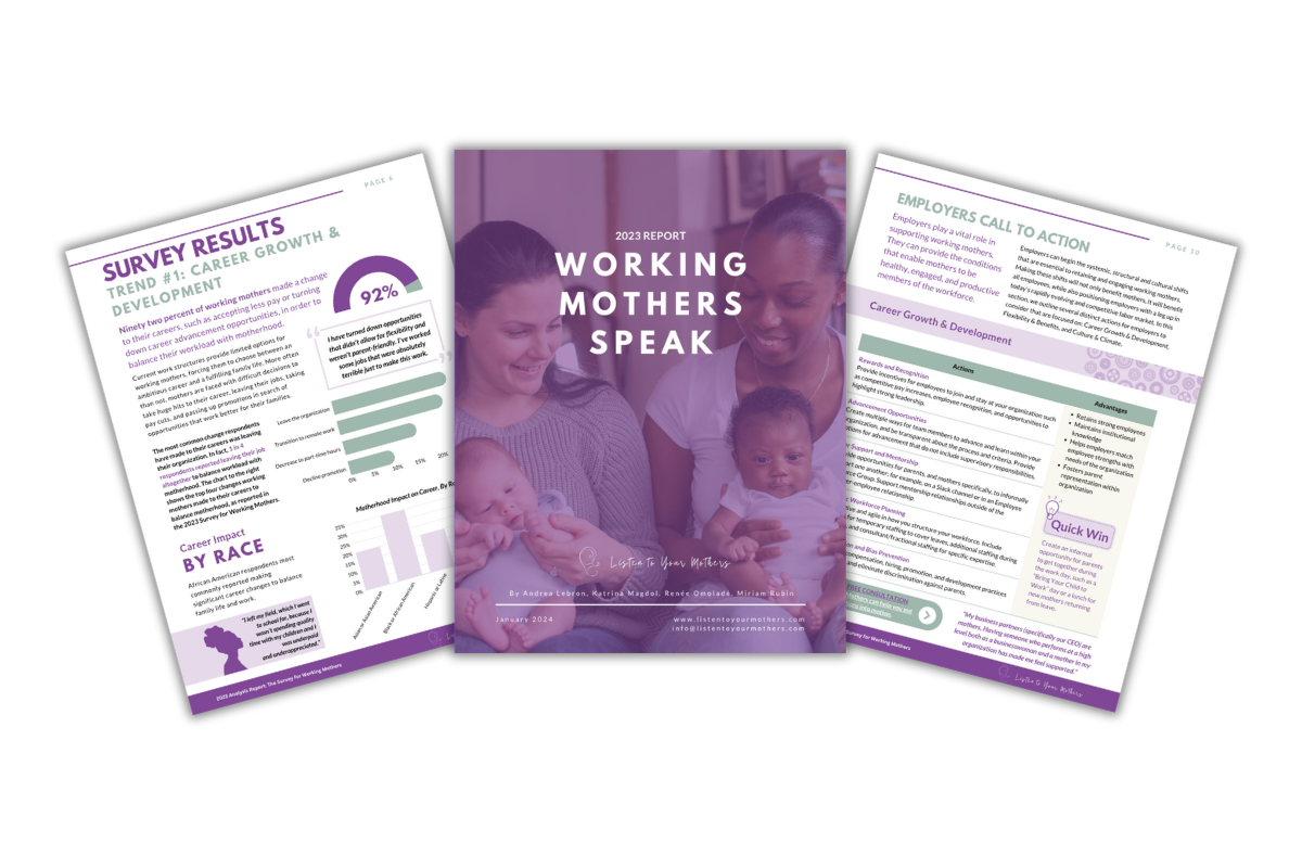Working Mothers Speak 2023 Report
